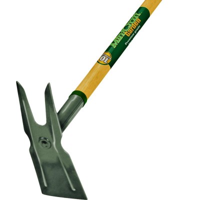 Landscapers Select 2-Prong Garden Hoe, Lacquered Wood   